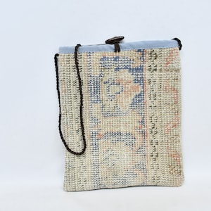 Kilim Bag, Turkish Bag, Handmade Rug Bag, Traditional Bag, Women Casual Kilim Bag, 12x14 inches, Bags For Women, Weekender Bag, 53