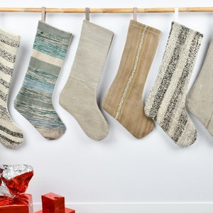 Xmas Stocking, Wall Hanging Socks, Santa Claus Gifts, Family Stockings, Christmas Decor, Family Christmas Stockings, Kilim Stockings,