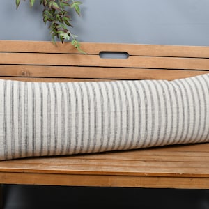 Pillow for Couch, Pillow for Sofa, 16x48 Vintage Kilim Pillow, Interior Designer Pillow, Beige Cushion Case, Handmade Rectangular  Pillow,
