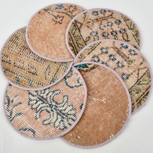 Gift For Her, Kilim Supla, Antique Rug Supla, Red Coaster, Rug Coaster, Mouse Coaster, Best Placemat, Gift Placemat, Unique Rug Supla,
