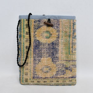 Turkish Kilim Bag, Travel Bag, Woman Kilim Bag, Handmade Kilim Bag, Makeup Bag, 12&quot;x14&quot; Anatolian Bag, Traditional Kilim Bag, Carpet Bag,