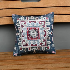 Pillow Cover, Farmhouse Pillow, Vintage Pillow, Turkish Pillow, Rug Design Pillow, Antique Style Pillow, Cushion Cover, Vintage Pillow