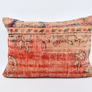 Antique Pillows, Throw Pillow, Personalized Pillow, 20x28 Red Pillow Case, Rug Cushion Case, Kids Throw Pillow Covers, Small Cushion, 225