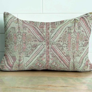 Kilim Pillow, Gift For Her, Turkish Pillow, Pillow Cover, Home Decor Pillow, Printed Rug Pillow, Indoor Pillow, Couch Case, Boho Cushion,