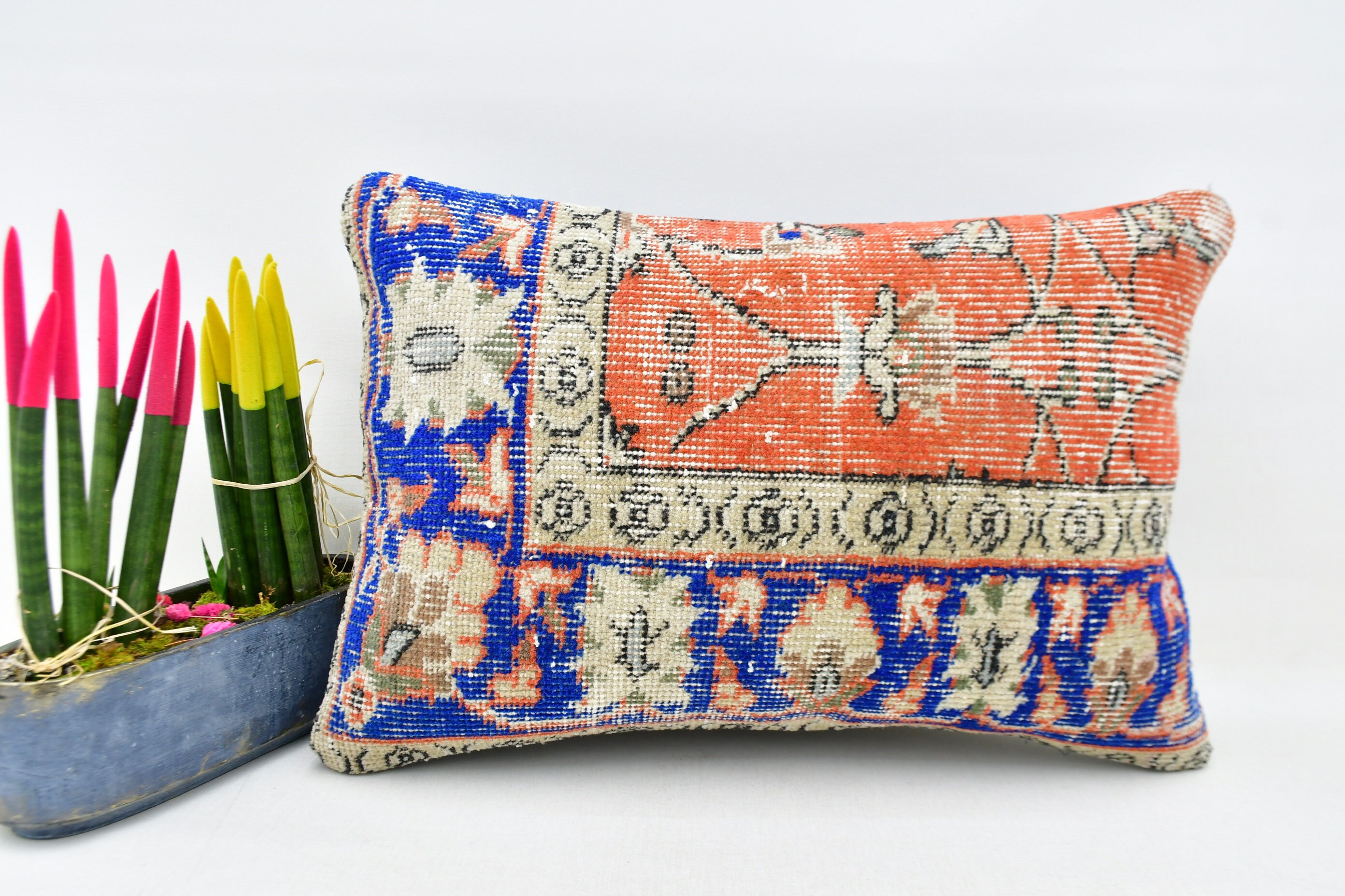 Authentic Carpet Pillow Eastern Rug Pillow Outdoor Pillow Etsy UK