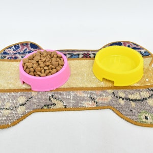 Bone Pad, Pet Supplies, Feeding Pad, Green Pad, Rug Pad, Organic Mat, Pet Lover Gift Pad, Garden Pad, Wholesale Dog Mat, Washable Pad,