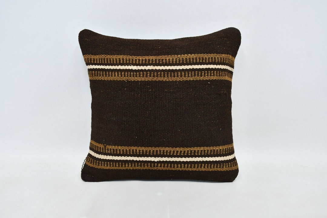 Throw Pillow Covers, Body Pillow, Home Decor Pillow, 18x18 Brown Pillow