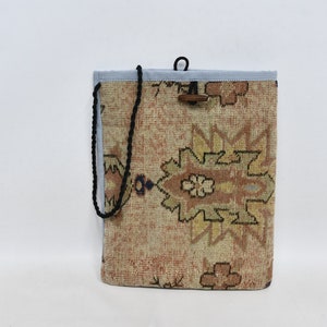Turkish Kilim Bag, Travel Bag, Woman Kilim Bag, Handmade Kilim Bag, 12x14 inches, Traditional Bag, Chic Bag, Women Casual Kilim Bag,
