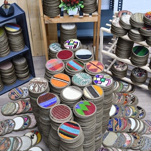 Rug Coaster, Kilim Coaster, Wholesale Coaster, Handmade Coaster, Washable Coaster, 5x5" Natural Coaster, Drink Coaster, Beer Coaster,