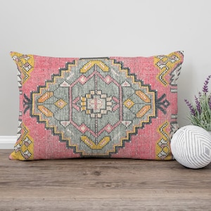 Personalized Gift Pillow, Pattern Pillow, Cushion Cover, Throw Pillow Cover, Body Pillow, Vintage Patterned Pillow, Home Decor Pillow,