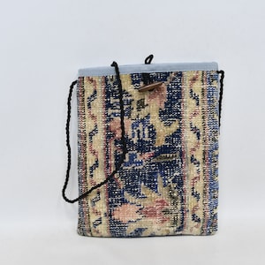 Woven Bag, Makeup Bag, Gift For Her, Handmade Vintage Bag, Shoulder Kilim Bag, 12&quot;x14&quot; Weekender Bag, Personalized Gift, Gift For Her,