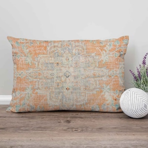 Kilim Pillow, Turkish Pillow, Pillow Cover, Home Decor Pillow, Vintage Style Pillow, Rug Pillow, Indoor Pillow, Couch Case, Boho Cushion,