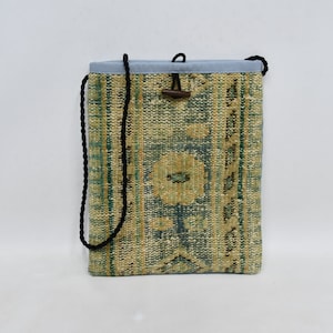 Decorative Bag, Bags For Women, Weekender Bag, Personalized Gift, 12&quot;x14&quot; Beach Bag, Vintage Rug Bag, Hygienic Bag, Washable Bag,