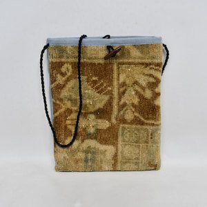 Kilim Bag, Women Casual Kilim Bag, Handmade Rug Bag, Best Gift For Her, 12&quot;x14&quot; Woven Bag, Makeup Bag, Shoulder Kilim Bag, Anatolian Bag,