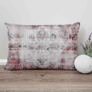 Upcycled Throw, Kilim Pillow, Turkish Pillow, Home Decor Pillow, Vintage Style Pillow, Rug Pillow, Indoor Pillow, Couch Case, Boho Cushion,
