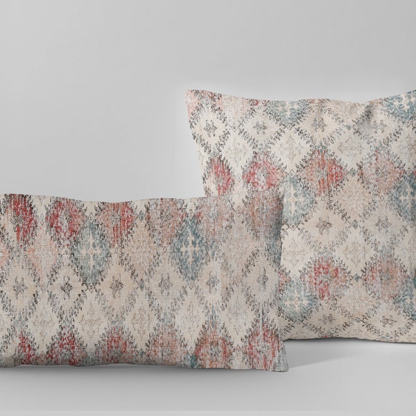 Oriental Pillow, Antique Design Pillow, Vintage Style Pillow, Pattern Rug Pillow, Decorative Pillow, Couch Pillow, Turkish Pillow,