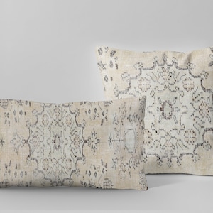 Modern Pillow, Farmhouse Pillow, Vintage Style Pillow, Retro Pillow, Home Decor Pillow, Antique Patterned Pillow, Couch Pillow, Body Pillow