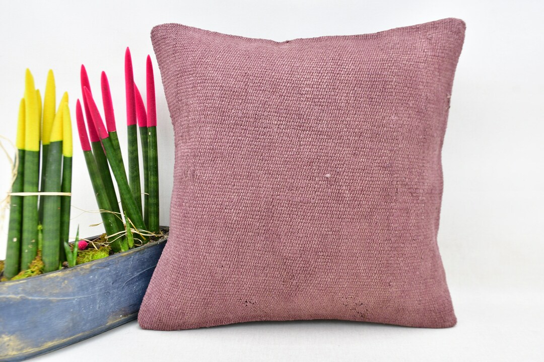 Pillow Covers, Kilim Pillow Covers, Kilim Pillows, 16x16 Red Pillow