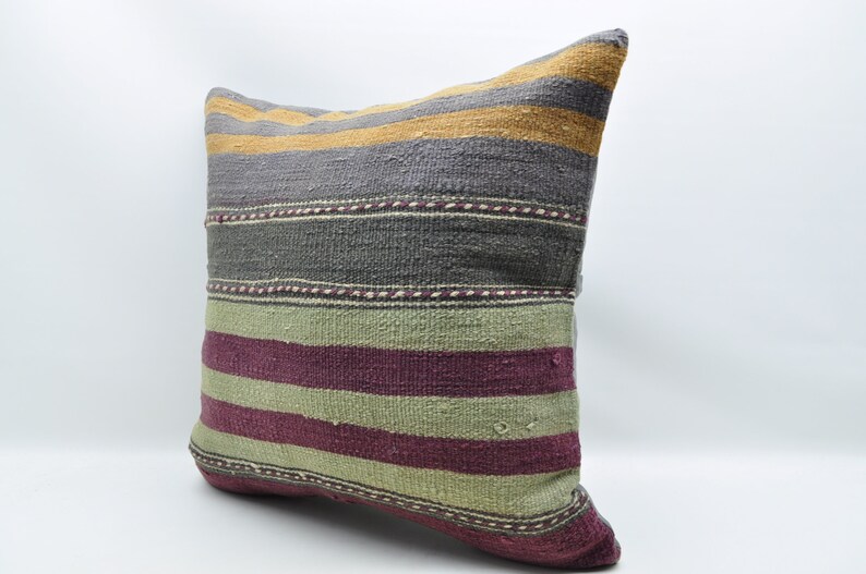 kilim pillow kilim pillow cover throw pillow 24x24 cushion cover handmade pillow oriental kilim pillow No 1049