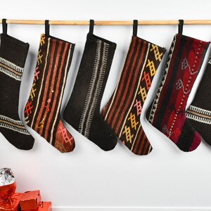 Vintage Stocking, Christmas Kilim Stockings, Family Stockings, Christmas Decor, Family Christmas Stockings, Kilim Stockings, Turkish Kilim,