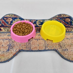 Dog Mat, Feeding Pad, Pet Supplies, Blue Pad, Rug Pad, Outdoor Pad, Organic Pad, Natural Mat, Washable Mat, Animal Mat, Tribal Mat,