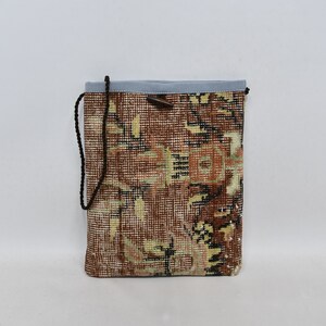 Kilim Bag, Turkish Bag, Handmade Rug Bag, Travel Bag, Bags For Women, Beach Bag, 12x14 inches, Hygienic Bag, Rug Bag, Vintage Bag, 122