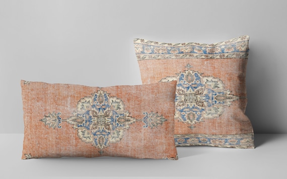 Vintage Design Pillow, Kilim Pillow Cover, Antique Pattern Pillow, Decorative Pillow, Pillow for Couch, Cushion Cover, Sofa Pillow, Pillow