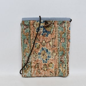 Kilim Bag, Turkish Bag, Women Casual Kilim Bag, Woman Kilim Bag, Best Gift For Her, 12x14 inches, Handmade Rug Bag, Hygienic Bag, 101