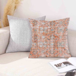Vintage Design Pillow, Kilim Pillow Cover, Antique Pattern Pillow, Decorative Pillow, Pillow for Couch, Cushion Cover, Vintage Pillow,