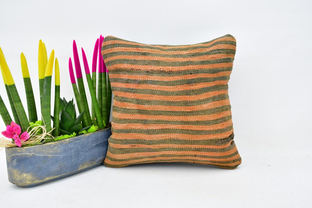 Kilim Pillow Cases, Throw Pillow Cover, Body Pillow, 14x14 Gift for the