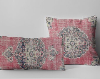 Vintage Design Pillow, Kilim Pillow Cover, Antique Pattern Pillow, Decorative Pillow, Pillow for Couch, Cushion Cover, Sofa Pillow, Pillow