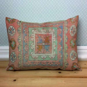 Vintage Patterned Pillow, Indoor Pillow, Couch Case, Boho Cushion, Kilim Pillow, Turkish Pillow, Pillow Cover, Home Decor Pillow,