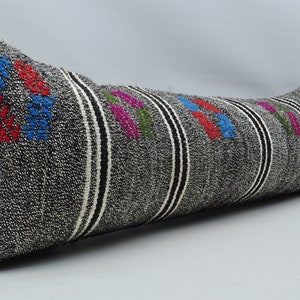 Kilim Pillow Covers, Designer Pillows, Throw Pillow, 12x36 Nurse Gift Pillow Case, Striped Pillow Case, Aesthetic Pillow Covers, 652
