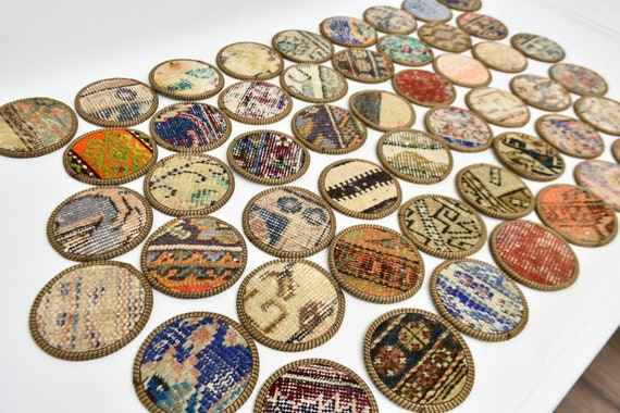 Wholesale Coaster, Rug Coaster, Kilim Coaster, Handmade Coaster, Washable Coaster, 5x5" Natural Coaster, Drink Coaster, Beer Coaster,