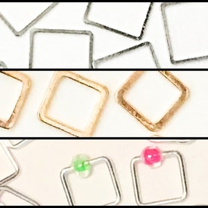 Hip to be Square! Snag-Free Stitch Markers