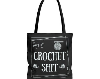 Bag of Crochet S### Project Bag - tote bag - shopping bag - travel bag