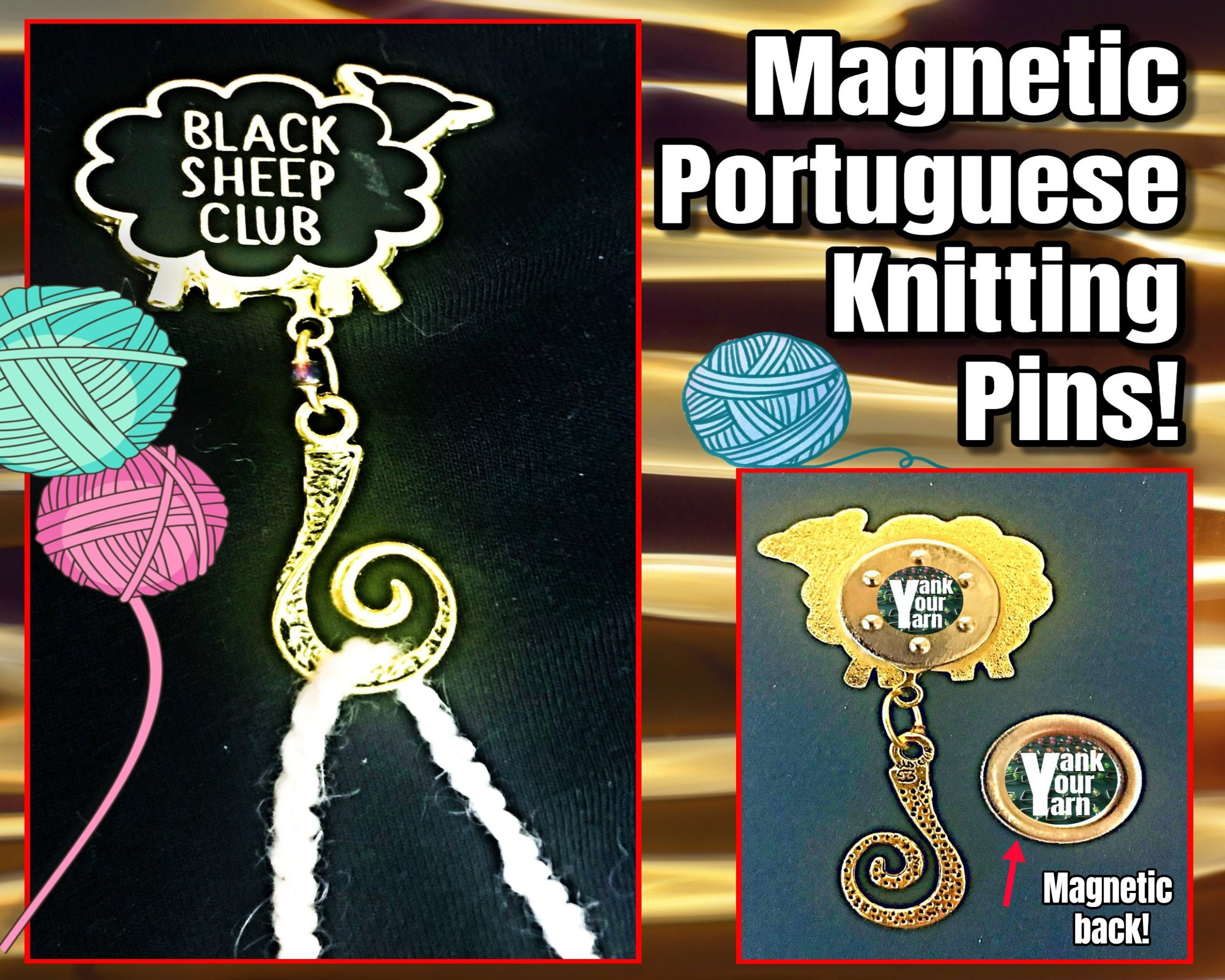 Why the #%@&! is My Yarn Attached to Me?? Magnetic Portuguese Knitting ...