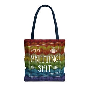 Bag of Knitting S### Projekttasche - Einkaufstasche - Einkaufstasche - Reisetasche