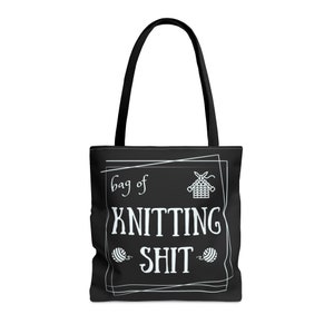 Bag of Knitting S### Project Bag - tote bag - shopping bag - travel bag