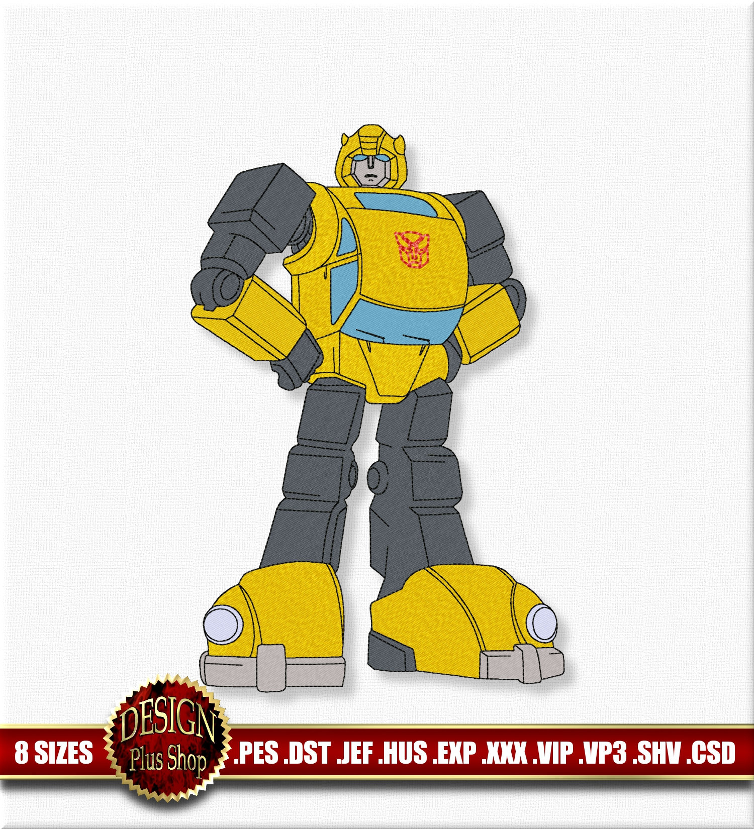 Bumblebee embroidery design transformer digitized embroidery  etsy Bumblebee embroidery design transformer digitized embroidery  etsy