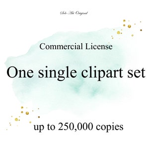 Limited Commercial License  Single product (for sale up to 250,000 copies or sales) NO Credit required