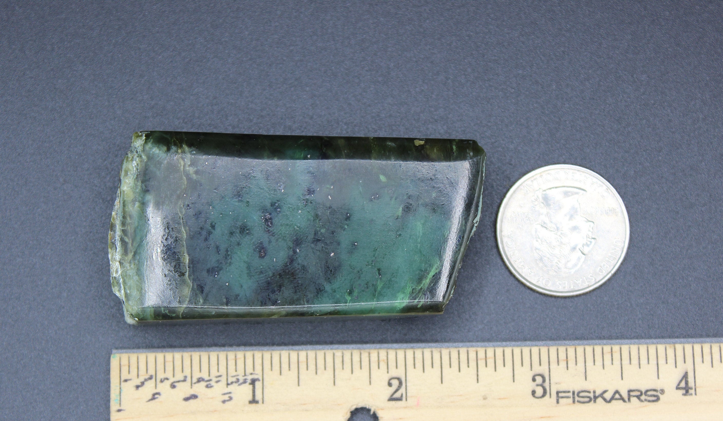 Jade with Gold 2D296E Alaska Crystal Mineral Specimen Etsy