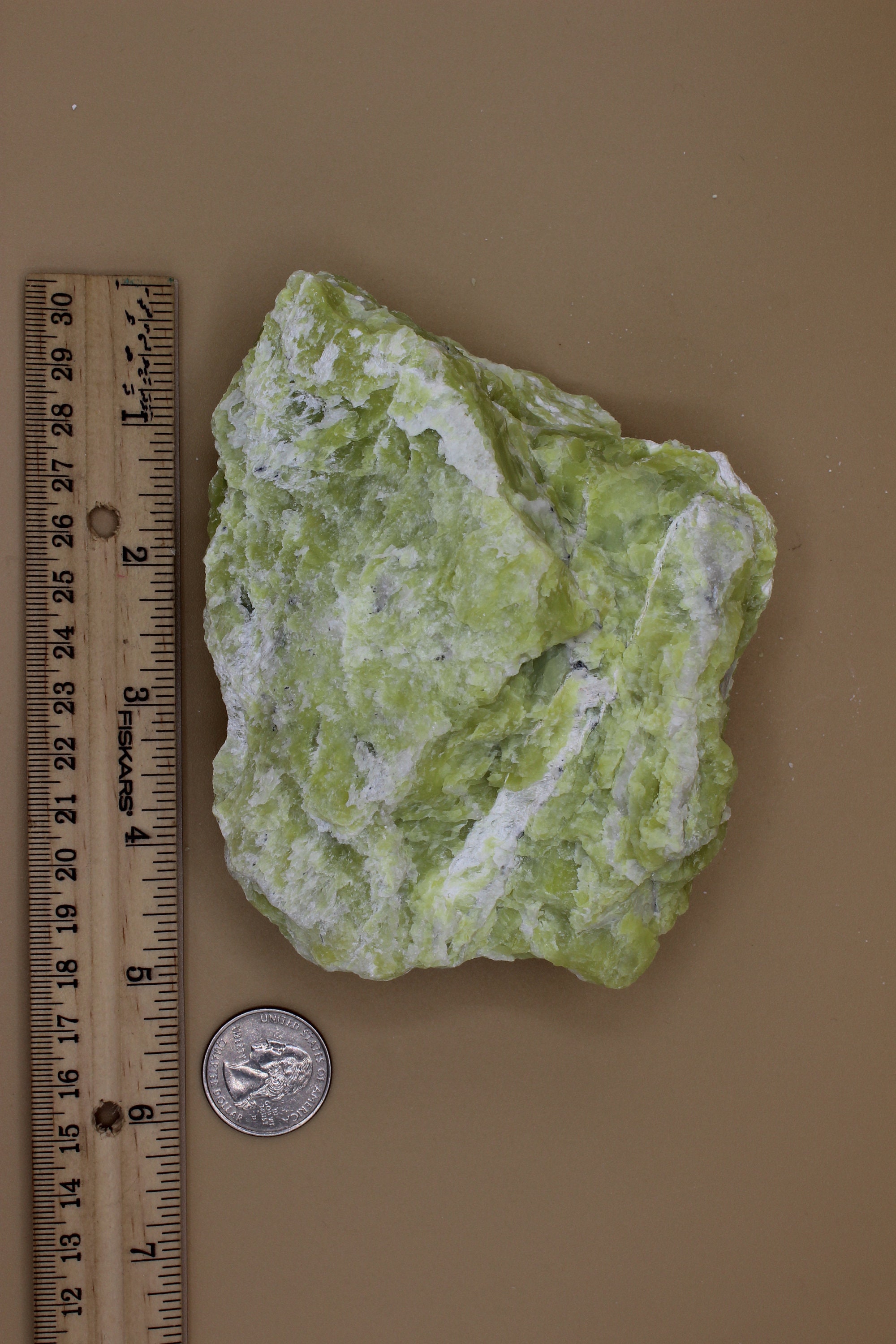 Green Serpentine Raw 2J043E Washington State Crystal Mineral Etsy