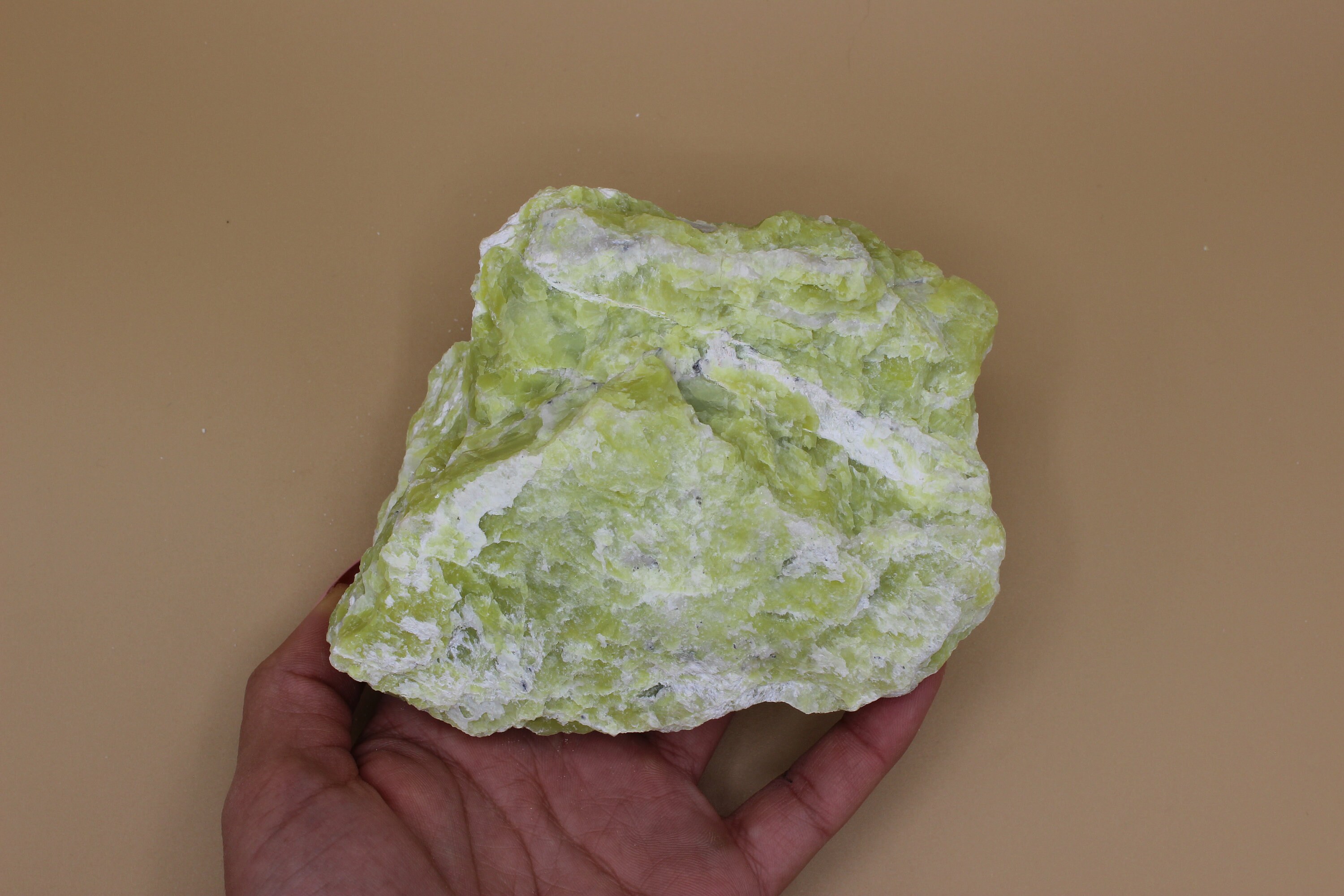 Green Serpentine Raw 2J043E Washington State Crystal Mineral Etsy