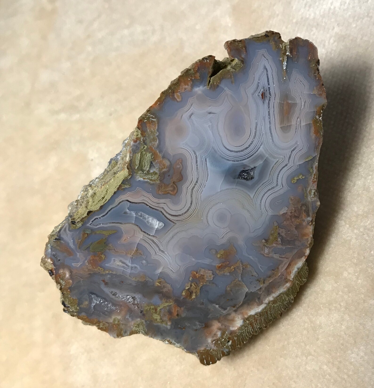 Kentucky Agate Crystal Mineral Specimen 19171 Etsy