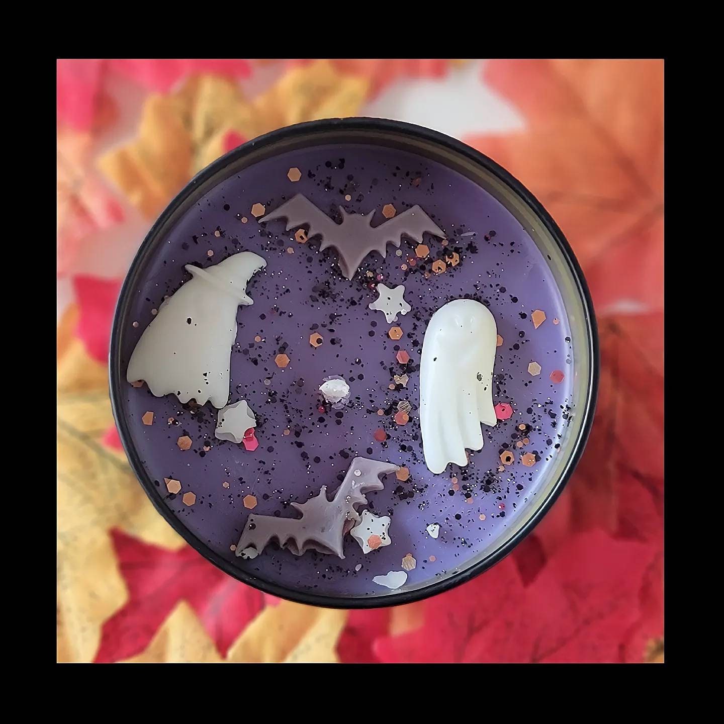 Horror Raspberry Halloween Spooky Ghost Candle Fall Candles Vanilla Black Cherry ...