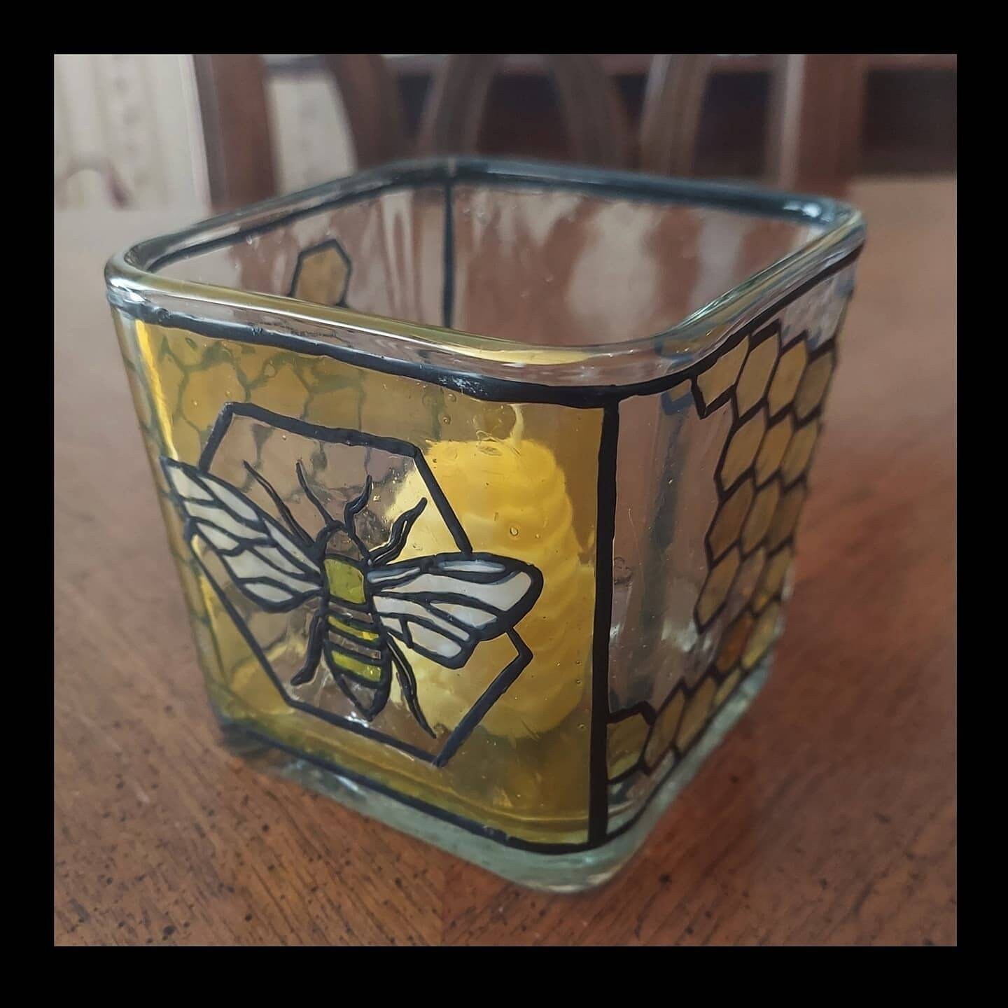 Bee Honeycomb Bumble Bee Beeswax Candle Votive | Etsy