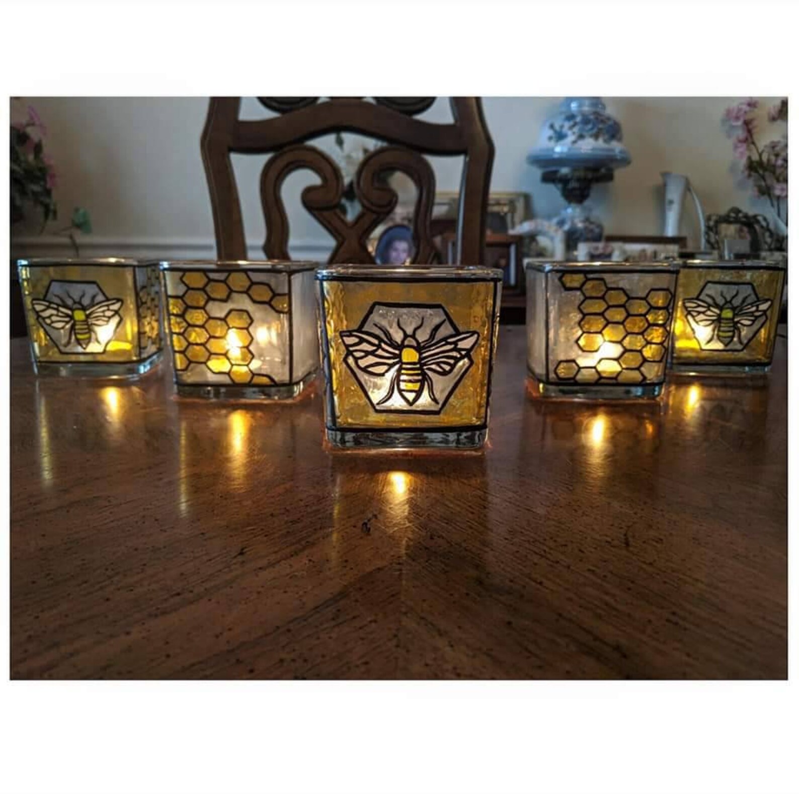 Bumble bee / candle jar Etsy