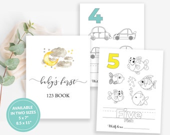 Download Number Color Book Etsy