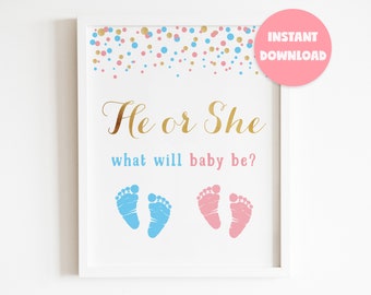 He Or She What Will Etsy